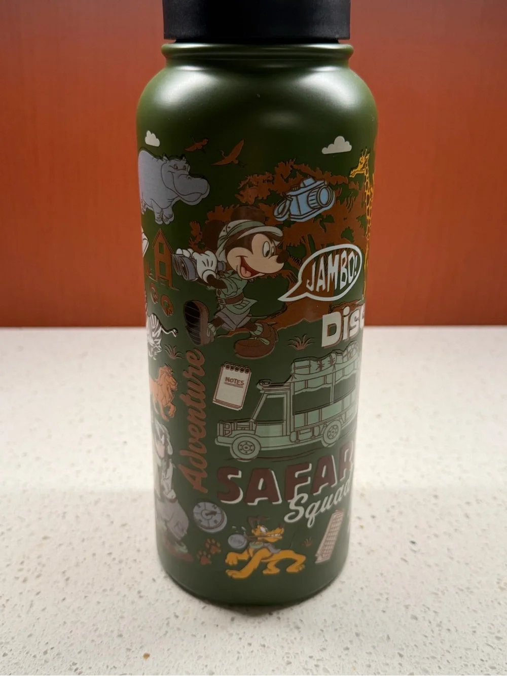 NEW DISNEY ANIMAL KINGDOM “SAFARI SQUAD” WATER BOTTLE 34oz